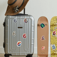 thumbnail image 3 of Creative Number 6 Theme Stickers, Waterproof Number 6 Theme Sticker for Water Bottle Laptop Phone Cases Planner Skateboard Luggage Helmet Party Favor Decor, Ideal for Adults Teens Teacher Rewards, 3 of 9