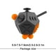 thumbnail image 5 of Vogacara Cubo de descompresión, juguete antiestrés, nuevo cuadrado mágico, estimular la imaginación, puntas de los dedos, movilidad, aliviar las Juguetes A1Negro Naranja Vogacara FN009885-01, 5 of 6