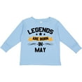 thumbnail image 3 of Inktastic Legends Are Born in May Boys or Girls Long Sleeve Toddler T-Shirt, 3 of 5