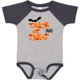 thumbnail image 3 of Inktastic Halloween Trick-or-Treat with Spider and Bats Boys or Girls Baby Bodysuit, 3 of 5