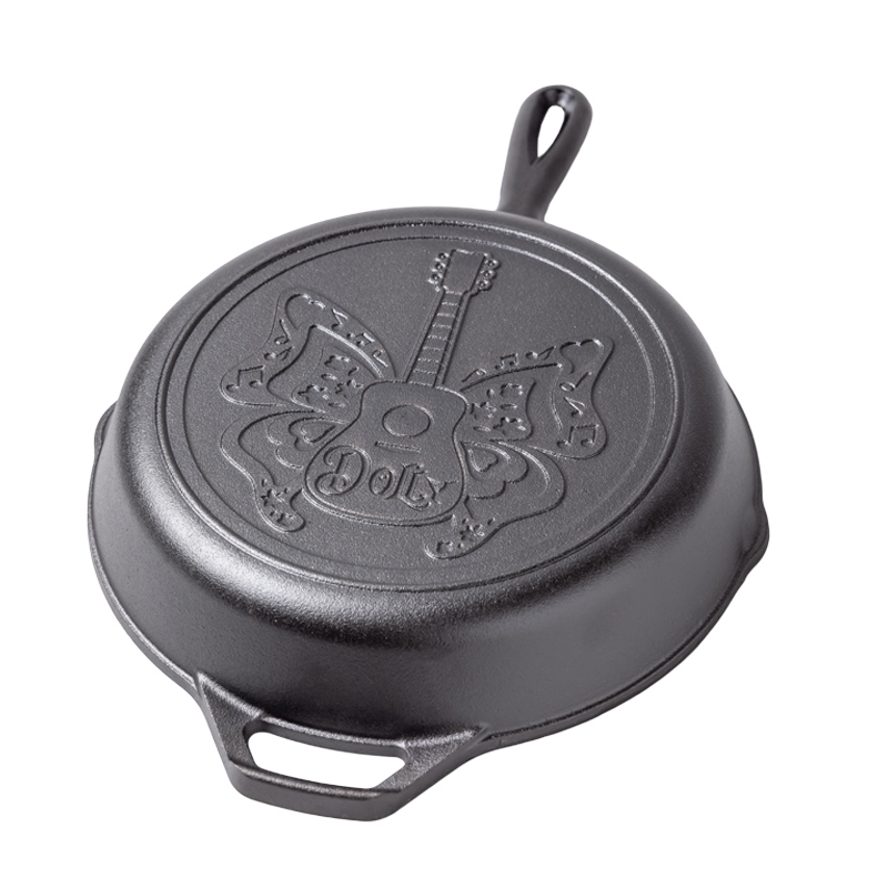 Dolly Parton x Lodge Cast Iron 10.25”Seasoned Skillet, Butterfly