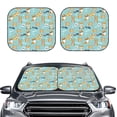 thumbnail image 2 of Sikiie Cute Dogs Corgi Print Foldable Car Windshield Sun Visor, Car Window Sunshade Suitable for Sedan, SUV and Truck Car Accessories-Small, 2 of 6