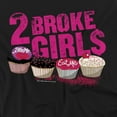 thumbnail image 2 of 2 Broke Girls Cupcakes Unisex Adult T Shirt For Men And Women, 2 of 7