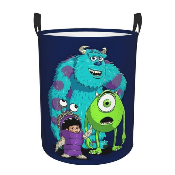 Monsters Inc Laundry Hamper,Collapsible Laundry Basket Hamper with Handles Waterproof Clothes Hamper for Easy Storage