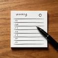 5Pcs Sticky Notes 75X75Mm, Yannianjz Sticky Notes Pads For Desk, Self ...