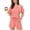 Orange-Red, variant on MOYIKO 2 Piece Oufits for Women Lounge Set Short Sleeve Shirts Matching High Waisted Shorts with Pockets