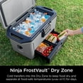 thumbnail image 4 of Ninja FrostVault 50qt Hard Cooler with Dry Zone, Gray, FB151GY, 4 of 12