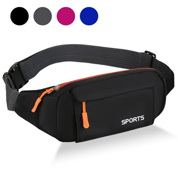 SAPLIZE Waist Pack Fanny Pack for Women Men, Belt Bag for Running and Leisure Outings, Lightweight with Multi Storage Compartments