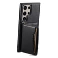 thumbnail image 5 of Case Compatible with Samsung S24 Ultra Wallet Case, Premium Leather 2 in 1 Detachable Wallet Card Holder Kickstand Magnetic Wireless Charging Protective Cover for Samsung Galaxy S24 Ultra, Black, 5 of 15