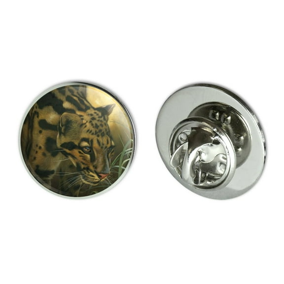Ocelot Wild Cat Metal 0.75" Lapel Hat Pin Tie Tack Pinback