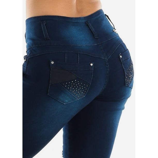 ripped jean capris