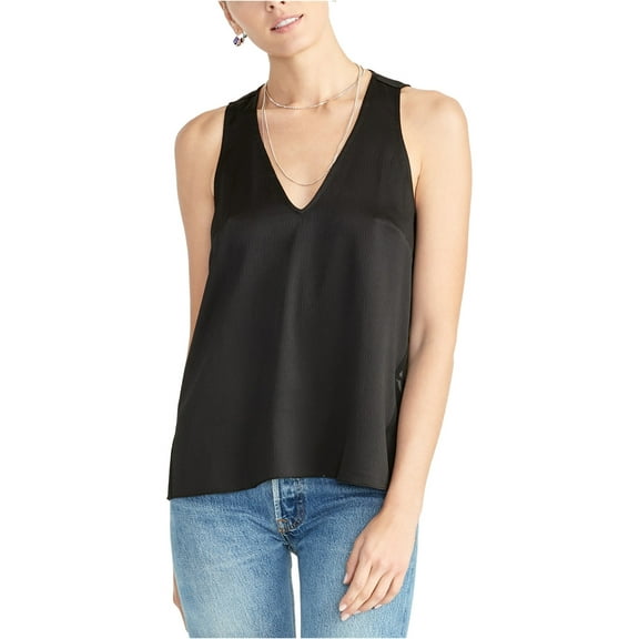 Rachel Roy Womens Mermaid Cami Tank Top, Black, Small