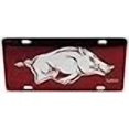 thumbnail image 3 of NCAA Arkansas Razorbacks Étiquette de Voiture, Rouge Miroir, Grand, 3 of 3