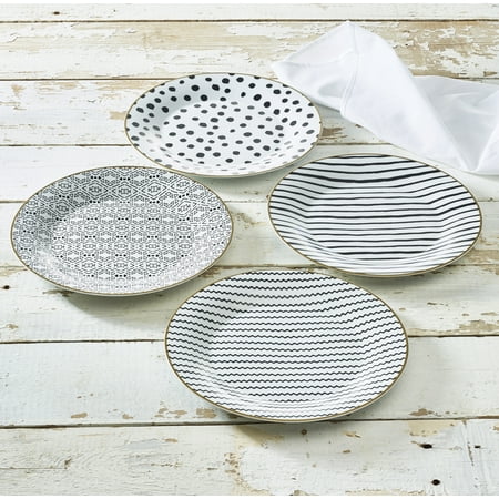 - Wild Animal Collection Porcelain Side Plate 4-Pack, Walmart Exclusive