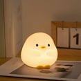 thumbnail image 7 of Cute Duck Lamp, 800mAh Duck Night Light,Silicone Squishy Nursery Bedside Lamp,USB Rechargeable Touch Table Lampfor Bedrooms, Living Room Decor Gift Toy, 7 of 7