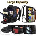thumbnail image 3 of Extra Large 50l Laptop Backpacks Water Resistant College Backpacks Airline Approved Business Work Bag With Usb Charging Port Fits 17 Inch Computer, 3 of 4