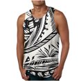 thumbnail image 2 of Camiseta sin mangas de cuello redondo para hombre, ropa deportiva para el hogar, pijamas, camiseta de color liso, blusa deportiva, blusa de poliéster para hombre, 2 of 5