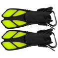 thumbnail image 3 of 2pcs Adjustable Swimming Fins Soft TPR Open Heel Long Diving Fins for Snorkeling, 3 of 4