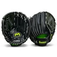 thumbnail image 2 of Franklin Sports Field Master Baseball + Softball Glove - Adult + Youth Mitt - 13" Righty - Black, 2 of 7