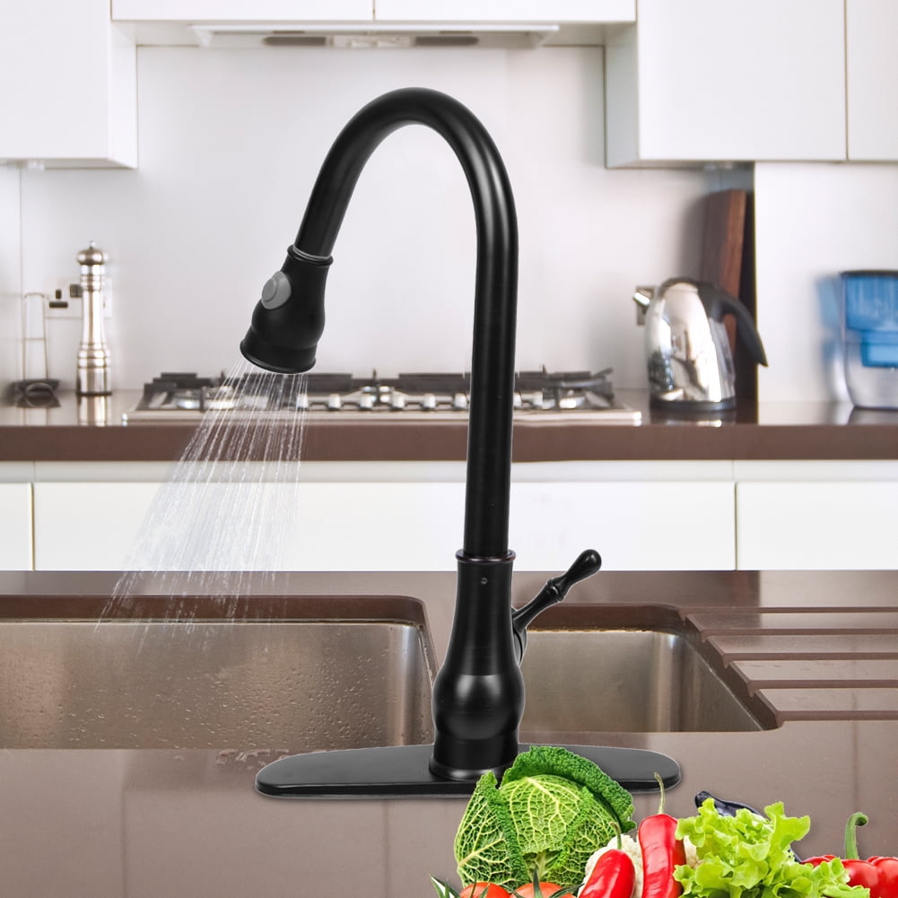 Kitchen Basin Sink Faucet with Single Handle ABS Plastic Water Faucet Tap D 