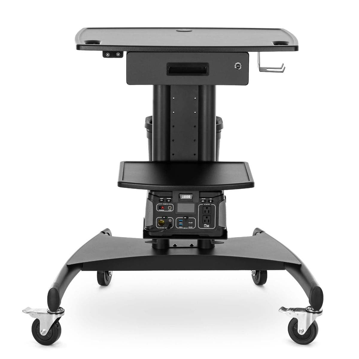 Luxor Mobile Battery Powered Ergonomic Workstation
