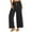 Black, variant on cllios Women's Wide Leg Cotton Linen Pants Summer Elastic Waist Pant Casual Drawstring Comfy Trousers Lightweight Lounge Pants