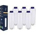 thumbnail image 1 of Coffee Machine Filter for Delonghi Filter DLSC002 with Activated Carbon Softener,Water Filter Cartridges Compatible with De'Longhi ECAM,Esam,ETAM,BCO,EC(Pack of 6), 1 of 7