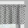thumbnail image 3 of Ambesonne Tribal Window Valance, Folk Aztec Geometric, 54" X 18", Black White, 3 of 5
