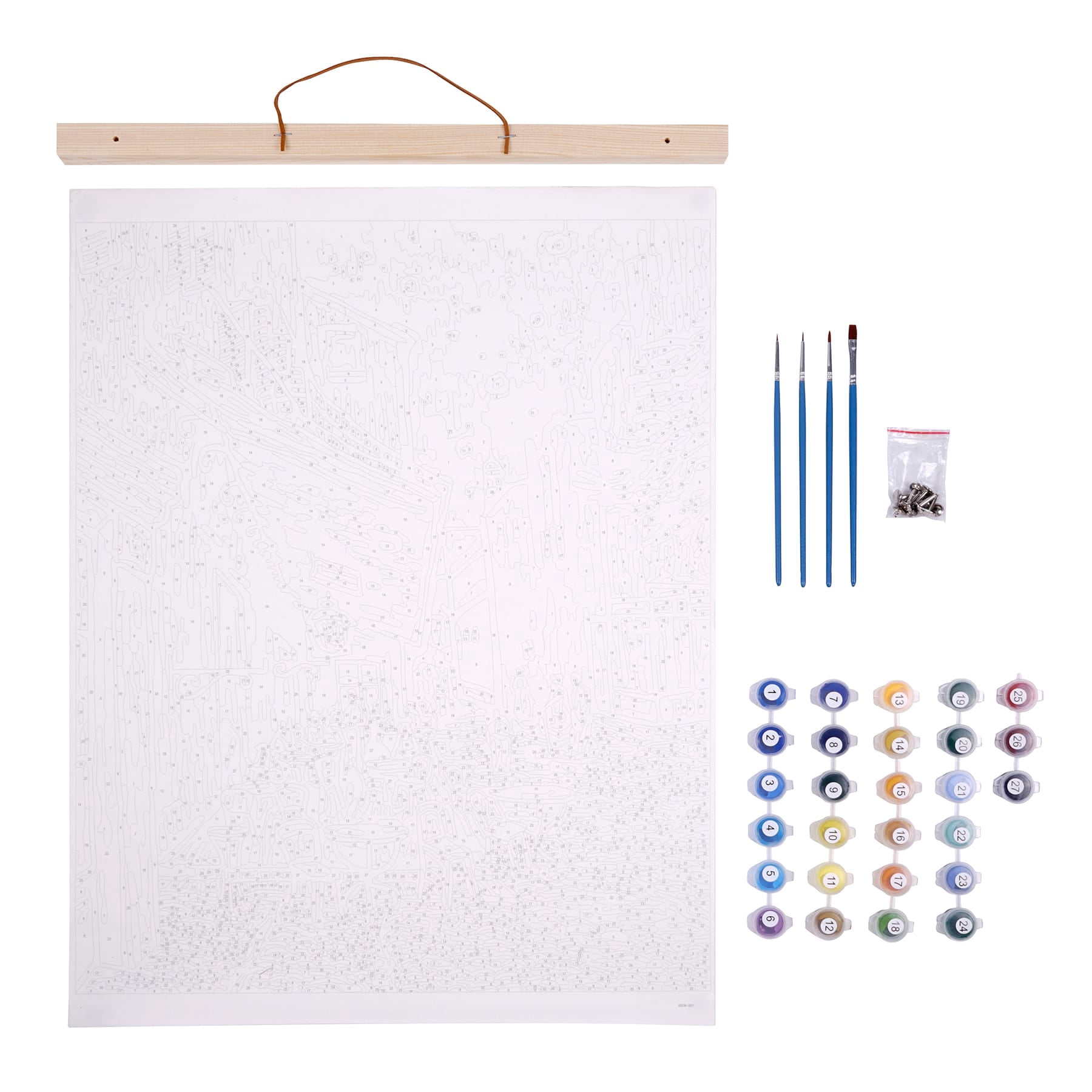 12 Pack: Terrace at Night Paint-by-Number Kit by Artist's Loft Necessities