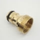 thumbnail image 3 of Adaptador De Grifo Adaptador de grifo de conexión rápida Adaptador de fregadero de latón macizo a manguera de jardín 1/2 Ndcxsfigh  Para estrenar, 3 of 5