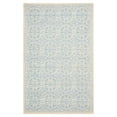 thumbnail image 3 of SAFAVIEH Cambridge Leslie Geometric Wool Area Rug, Light Blue/Ivory, 6' x 6' Round, 3 of 6