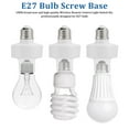 thumbnail image 5 of Remote Control Light Lamp Socket, DISEN E26 E27 Bulb Base Holder, Wireless Light Switch Kit with Timing Function, 50m Long Distance Control, Remote Lighting Fixtures, 5 of 9