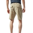 thumbnail image 6 of Kovlvoll Men's Cargo Shorts Summer Lightweight Quick Dry Button Zipper Waist Shorts Multi-pocket Hiking Pants with Belt, 6 of 6