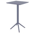 thumbnail image 1 of Sky 24 inch Square Folding Bar Table in Dark Gray finish, 1 of 8