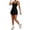 Black, variant on Women's Backless Pleated Tennis Workout Dress – Versatile Athletic Skort Romper for Women in Sizes S to XL, Breathable Polyester Gym Sportswear for Summer