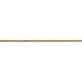 thumbnail image 2 of Real 14kt Yellow Gold 1.4mm Diamond Cut Spiga Chain Chain Bracelet; 8 inch; for Adults and Teens; for Women and Men, 2 of 4