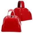 thumbnail image 4 of CUITING 2pcs Metal Cowbells Square Cowbells Football Cowbells Percussion Cowbells For Sports Events, 4 of 6