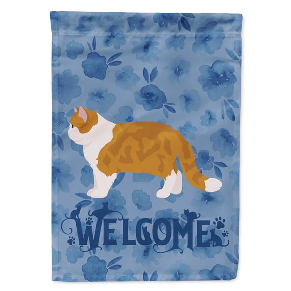 Carolines Treasures CK4886GF Exotic Shorthair 1 Cat Welcome Flag Garden Size Small multicolor