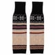 thumbnail image 5 of Minnieouse Calentadores de piernas de invierno para mujer, calcetines largos de punto de punto con Cable, cubierta de pie de ganchillo bohemio Negro 2piezas, 5 of 6