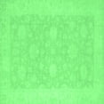 thumbnail image 1 of Ahgly Company Indoor Square Oriental Emerald Green Modern Area Rugs, 3' Square, 1 of 4