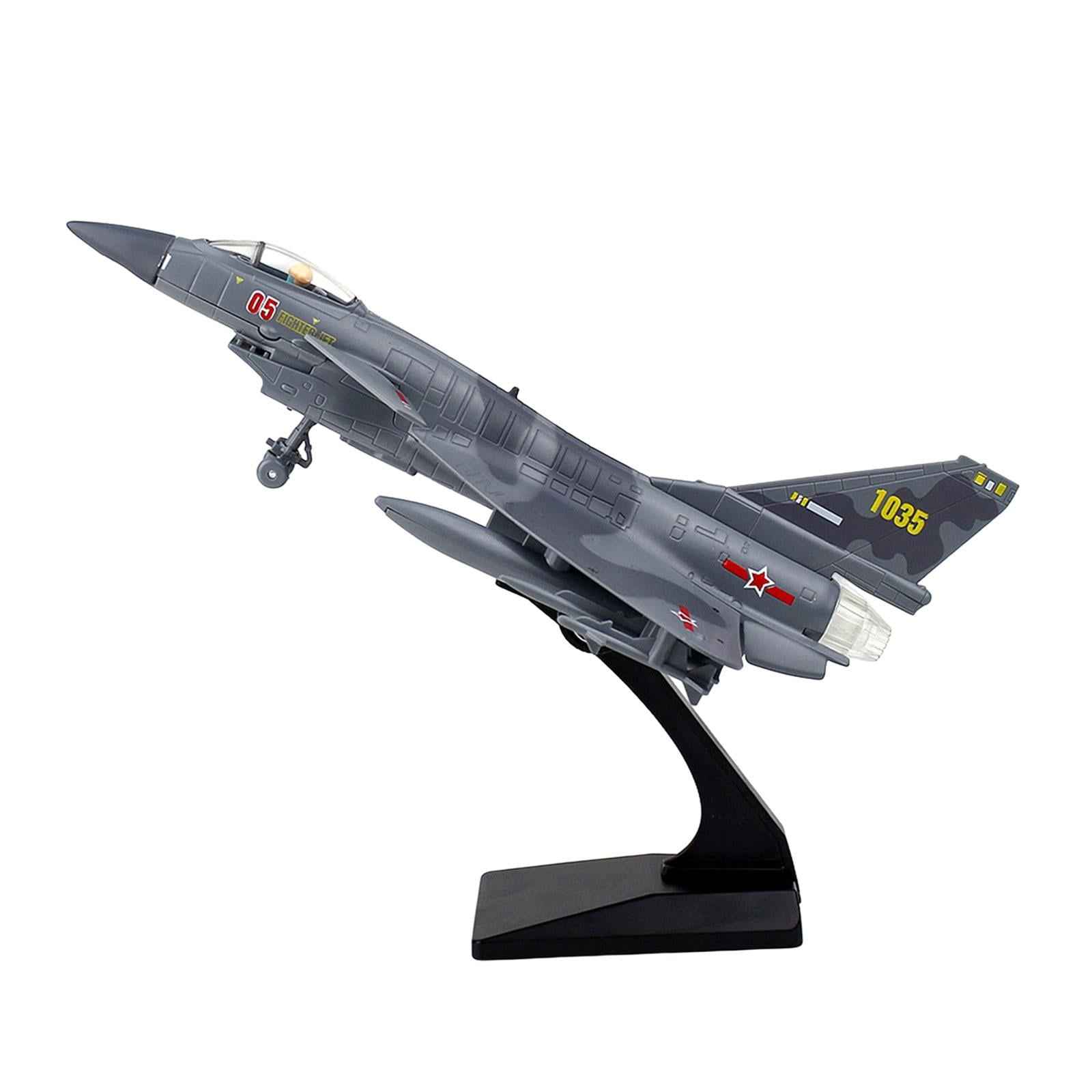 LeeQinersw Fighter Aircraft, Airplane Model Attack Plane Decorative for Bedroom Decorations Gray