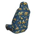 thumbnail image 2 of Wukai Modern Excavator Full Set Car Seat Covers with Soft Padding Universal Auto Front Seats Protector and Cushion Mat, 2 of 5