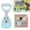 A, variant on 3-in-1 Portable Dog Poop Scooper with Attached Bags - Lightweight One-Button Pet Waste Picker for Lawns, Travel & Camping - Kid & Adult Friendly Doggie Cleanup Tool