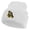 White, variant on Block Letter LA Embroidered Waffle Knit Cuff Beanie - Sky Blue OSFM