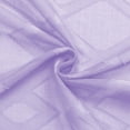 thumbnail image 1 of Fanye Light Filtering Geometric Jacquard Clip Textured Window Curtain Modern Window Curtains for Living Room 2*42*14 inch, 2pcs Violet, 1 of 5