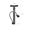 thumbnail image 3 of Rkxzt Bike Pump Portable, Ball Pump Inflator Bicycle Floor Pump with High Pressure Buffer Easiest Use with Both Bicycle Pump Valves-160Psi Max, 3 of 8
