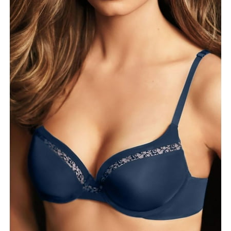 

Women s Maidenform DM9500 Comfort Devotion Memory Foam Demi Bra (Navy/Gloss 36D)