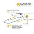 thumbnail image 5 of Outdoor Edge 3.5" RazorSafe Drop-Point Blade 5 pack, 5 of 7