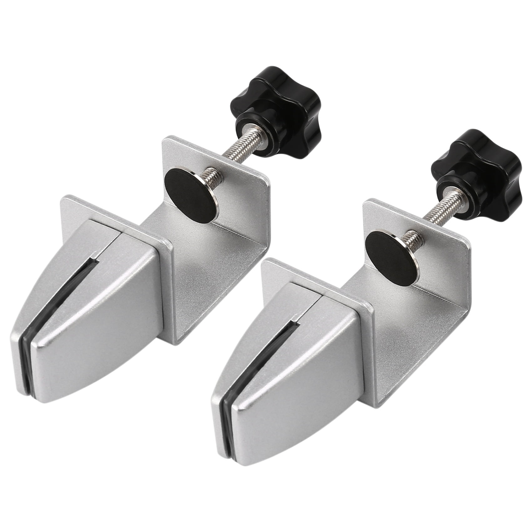 2Pcs Sneeze Guard Clamp Bracket Desk Partition Clamp for 1/8Inch to