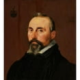 thumbnail image 3 of Salomon de Bray 12x13 Black Modern Framed Museum Art Print Titled - Portrait of Melchior Moretus (1625), 3 of 5